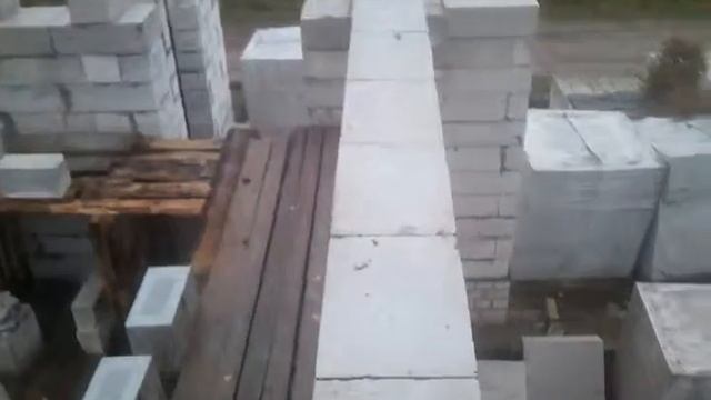 Дом из газосиликата 11 рядов готово