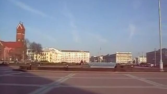 Беларусь, город Минск, площадь Независимости смотреть онлайн