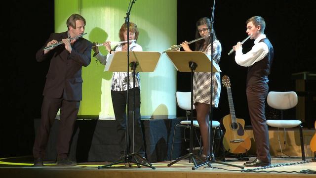 20 Jahre YAMAHA Musikschule Chemnitz- Flötenensemble Golliwogg's Cakewalk смотреть онлайн