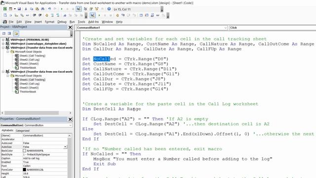 How to Transfer Data From One Worksheet to Another Automatically in Excel Using VBA Macro смотреть онлайн