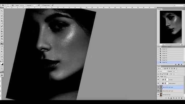 High-End Dodge&Burn Beauty Retouch смотреть онлайн