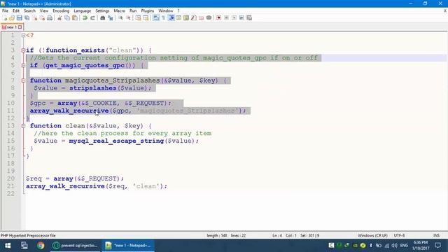 Prevent SQL Injection Optimum Solution смотреть онлайн