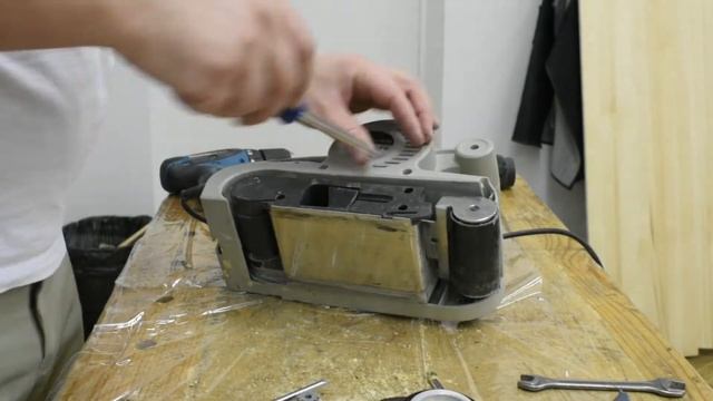 Ремонт ленточной шлифовальной машины ИНТЕРСКОЛ ЛШМ-76/900 смотреть онлайн