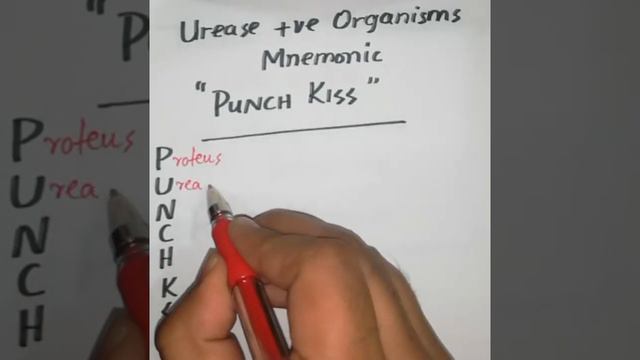 Mnemonic to remember all Urease Positive organisms смотреть онлайн