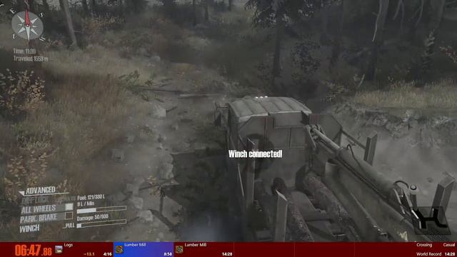 13:39 Any% Crossing speedrun | Mudrunner смотреть онлайн