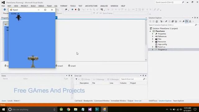 C# Tutorials Plane Game in C# Free Project смотреть онлайн