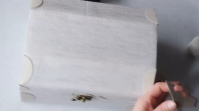 Idéia De CAIXA BAÚ Estilo COLONIAL | Caixa Em Cartonagem DIY