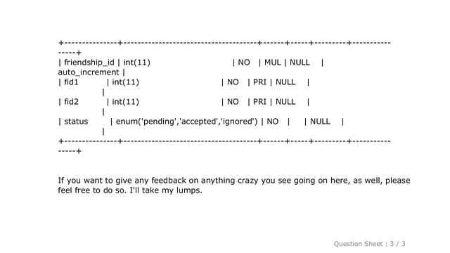 MySQL : The used SELECT statements have a different number of columns (REDUX!!) смотреть онлайн