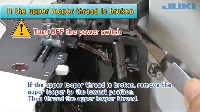 JUKI MO-114D and MO-104 - Chapter 7: Thread Breakage and Unpicking Seams смотреть онлайн