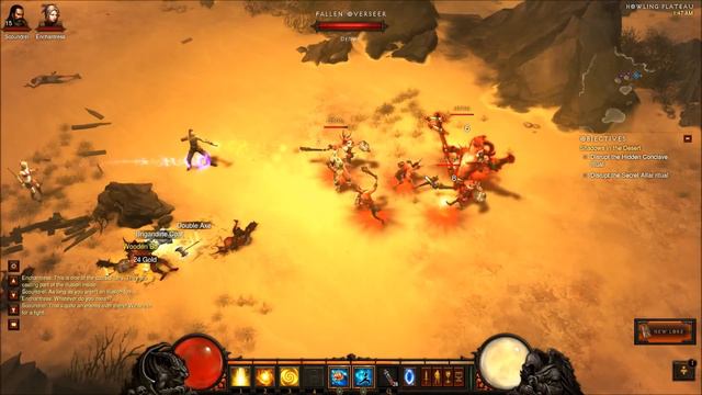 Diablo 3 Monk Playthrough: Part 17 - Shadows in the Desert смотреть онлайн