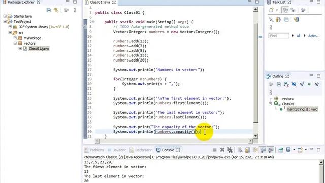Java Programming #100 Vectors смотреть онлайн