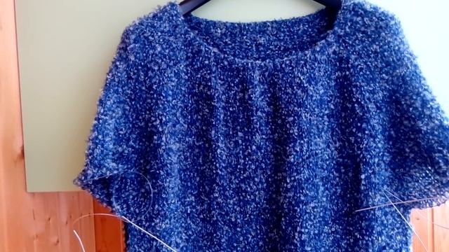 Что у меня на спицах:) Накидка из прямоугольника будет! смотреть онлайн