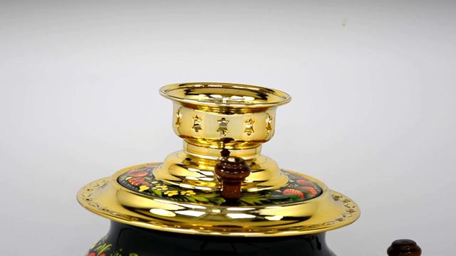 Расписной тульский электрический самовар Лесная клубника 3 литра смотреть онлайн