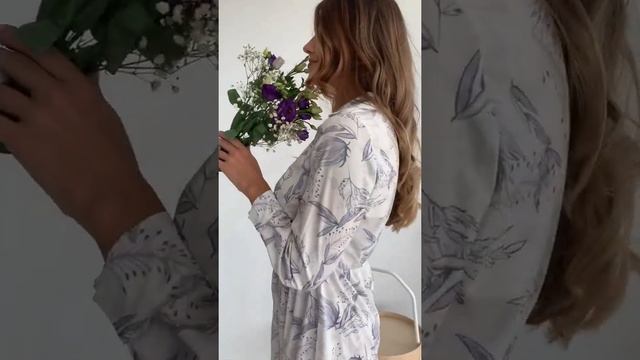 Платье летнее женское Бриари / Платье с длинным рукавом / Платье нарядное вечернее Коктейльное Миди смотреть онлайн