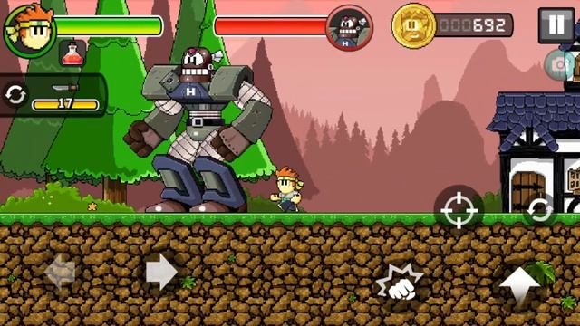Dan The Man Boss – Победил босса РУКАМИ – (Dan The Man Game) смотреть онлайн