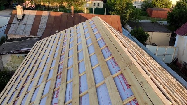 Обзор готовой кровли под металлочерепицу. смотреть онлайн