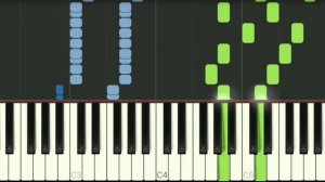 Megalovania - EASY piano tutorial | Мегалования на пианино