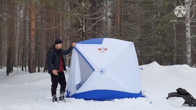 Обзор зимней рыболовной палатки Пингвин призма премиум смотреть онлайн