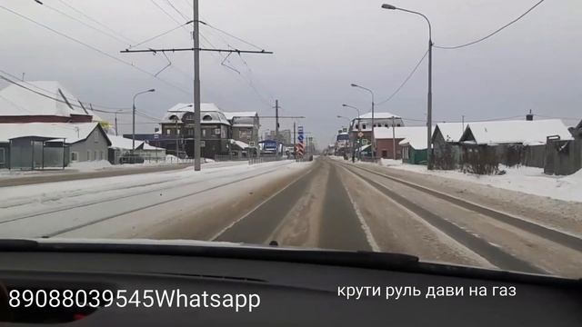 г.Омск экзаменационный маршрут!У Нелли закружилась голова от разворотов!?? смотреть онлайн