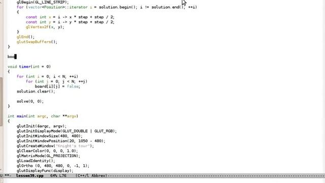 40 Урок 39 C++ Обход доски шахматным конем 3c6a7f13 a04f 4b2d be1d 509b276154a6 смотреть онлайн