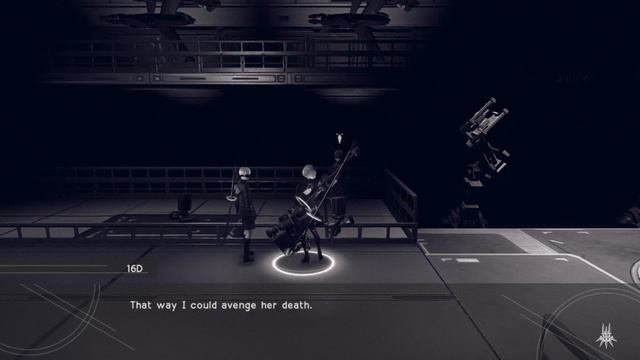 NieR:Automata 11B Not Sharing info quest dialogue смотреть онлайн