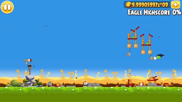 Angry Birds Seasons Prototyping (Mighty Eagle 100% Feather) All levels смотреть онлайн