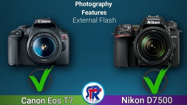CANON Eos T7 Vs NIKON D7500 DSLR COMPARISON | Shehzad Tech Reviews смотреть онлайн