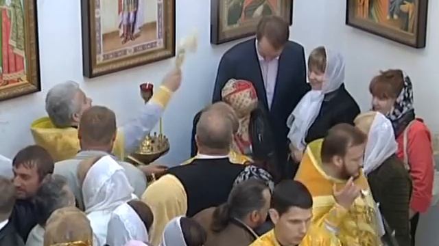 Освящение храма на автопредприятии