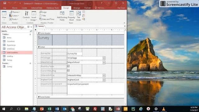 Building an Access Database and Survey Form смотреть онлайн
