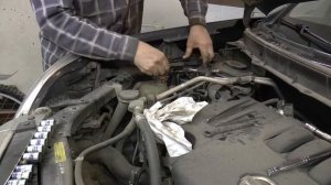 Замена топливного фильтра в ниссан х-трейл  т31 дизель 2012 года, M9R 2.0 Nissan X-Trail T-31, M9R.