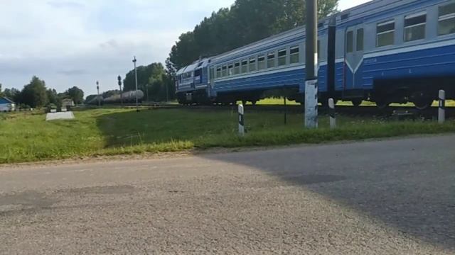 Дизель-поезд ДДБ1 Витебск-Орша смотреть онлайн