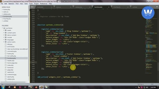 How To Create Custom Widget Area In WordPress смотреть онлайн