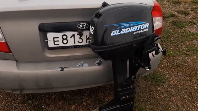 Бюджетный мотор и лёгкая лодка. Показываю свой комплект. Gladiator 9.8 и лодка Grouper 350 НДНД. смотреть онлайн