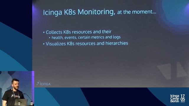 Icinga Camp Berlin 2023: Sneak Peak: Icinga for Kubernetes by Eric Lippmann смотреть онлайн