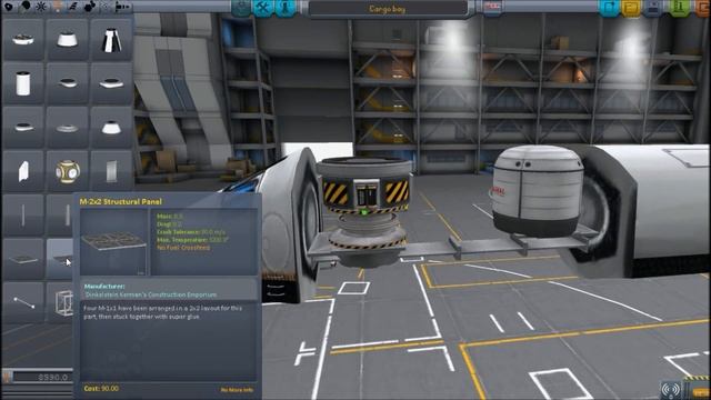 Kerbal Space Program - How to build cargo bay? смотреть онлайн