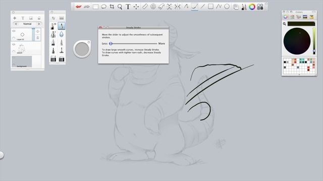 Autodesk Sketchbook Pro 6 Drawing Outlines With The Steady Stroke