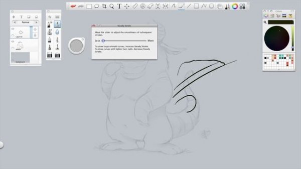 Autodesk Sketchbook Pro 6 Drawing Outlines With The Steady Stroke