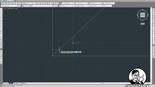 AutoCAD: 2-2 Priamka, polpriamka, dvojitá čiara смотреть онлайн