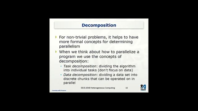Concurrency, Parallelism, Data and Task Decompositions смотреть онлайн