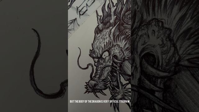 Как рисовать дракона. Лайфхак для тех у кого с чешуей проблемы. #drawing #art #dragon #reaction смотреть онлайн