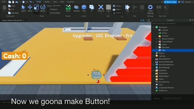 Tycoon Series Tutorial Part 5 - Roblox Studio смотреть онлайн
