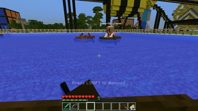 Minecraft: A WHALE OF A TIME GAME - GALAXY WORLD PARK - Custom Map [5] смотреть онлайн