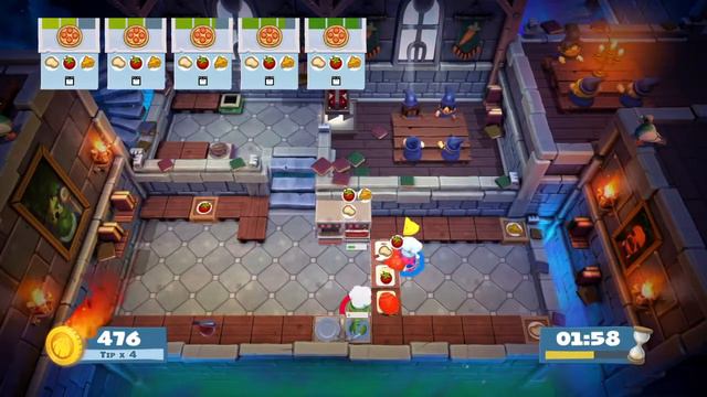 Overcooked 2 - Level 3-1 - 3 Stars Walkthrough - How to unlock Kevin 4 смотреть онлайн