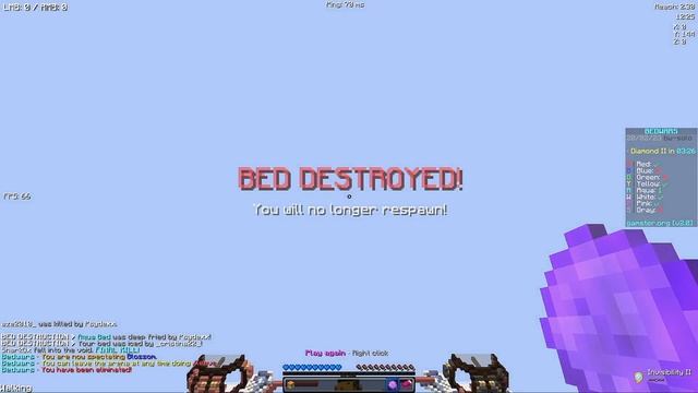 Рулетка выбирает мне блок!Minecraft Bed Wars смотреть онлайн