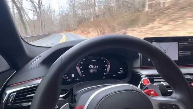 2022 BMW M5 COMPETITION POV