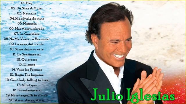 Julio Iglesias Grandes éxitos  -  Mejores Canciones Álbum Julio Iglesias 2020