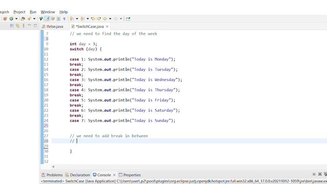 Java (Eclipse) Switch Case using Scanner Class смотреть онлайн