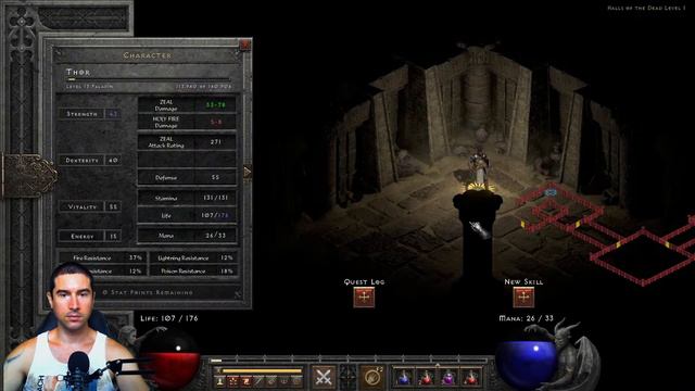 Diablo 2 Resurrected | Hammerdin Normal Solo Run Playthrough (Act 1-3) [Part 1 Stream] смотреть онлайн