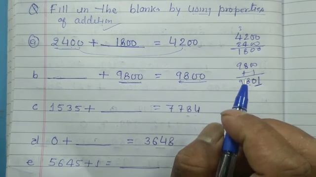 Fill in the blanks by using properties of addition смотреть онлайн