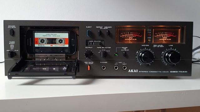 AKAI GXC-715D as MP3/FLAC player - Tapeless Deck Project смотреть онлайн